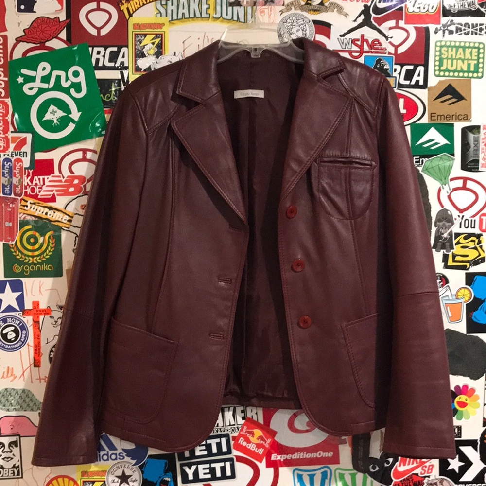 Leather jacket Made in Italy